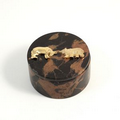 Marble Round Box - Stock Market